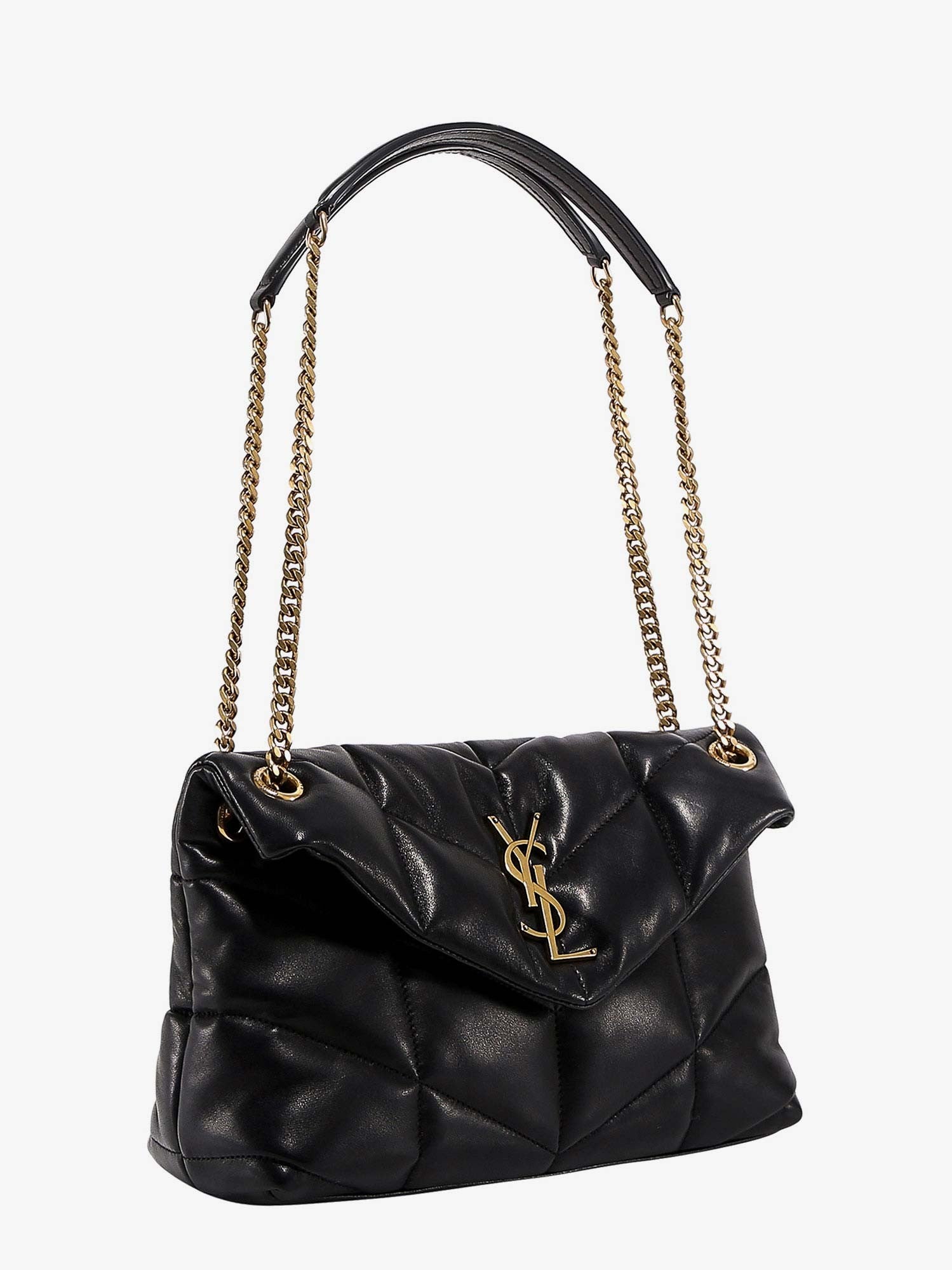 Saint Laurent Loulou Puffer matelassé leather crossbody bag
