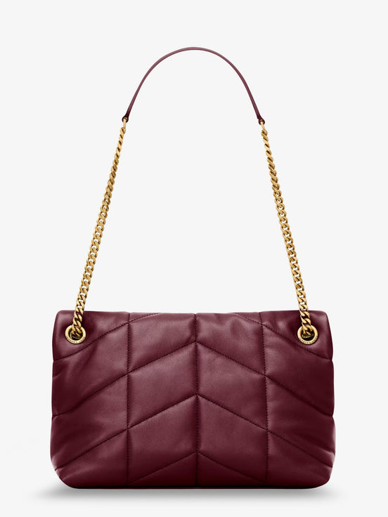 Loulou Puffer matelassé leather shoulder bag