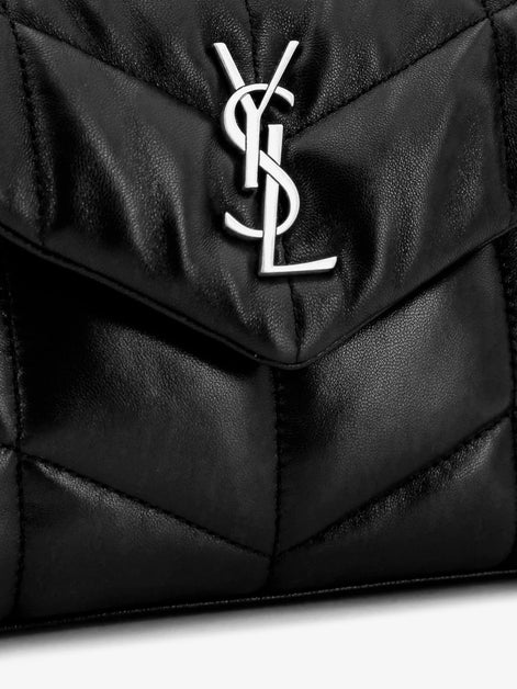 Loulou Puffer Toy matelassé leather crossbody bag