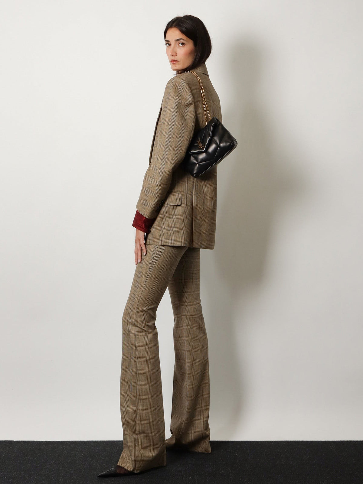 Saint Laurent Loulou Puffer Toy matelassé leather crossbody bag