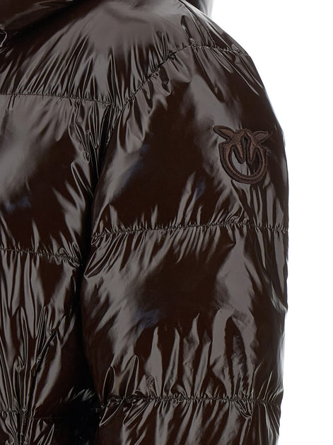 Pinko 'Love Birds' buckle down jacket