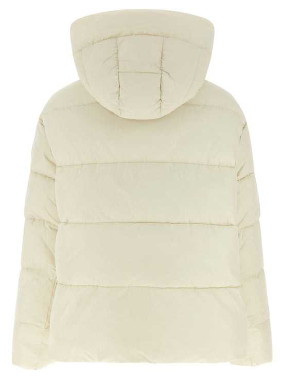 Pinko 'Love Birds' logo down jacket