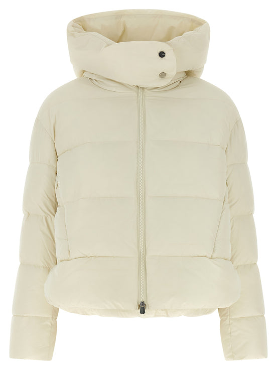 'Love Birds' logo down jacket