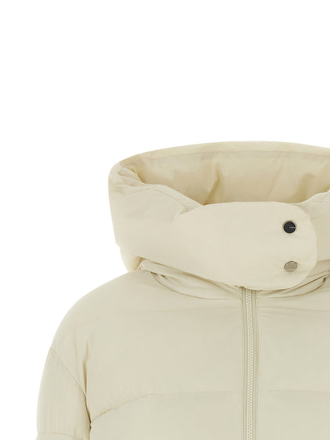 'Love Birds' logo down jacket