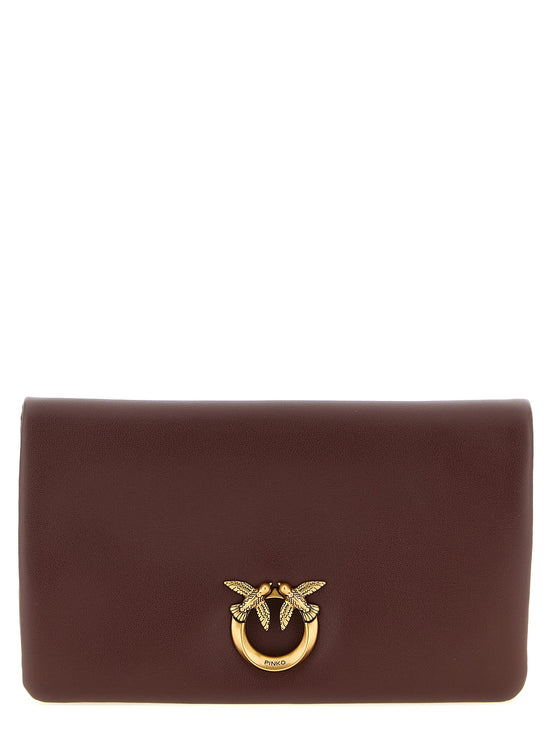 'Love Click Soft Horizontal' mini clutch