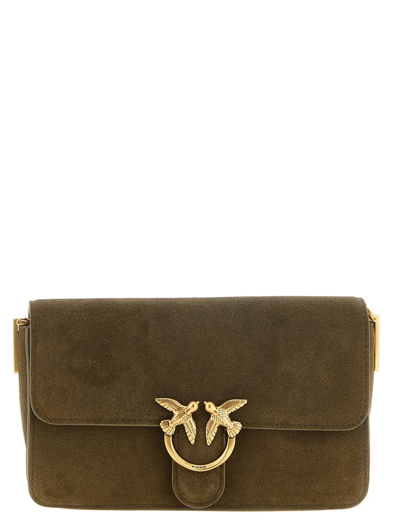 'Love One Slouchy' classic green shoulder bag
