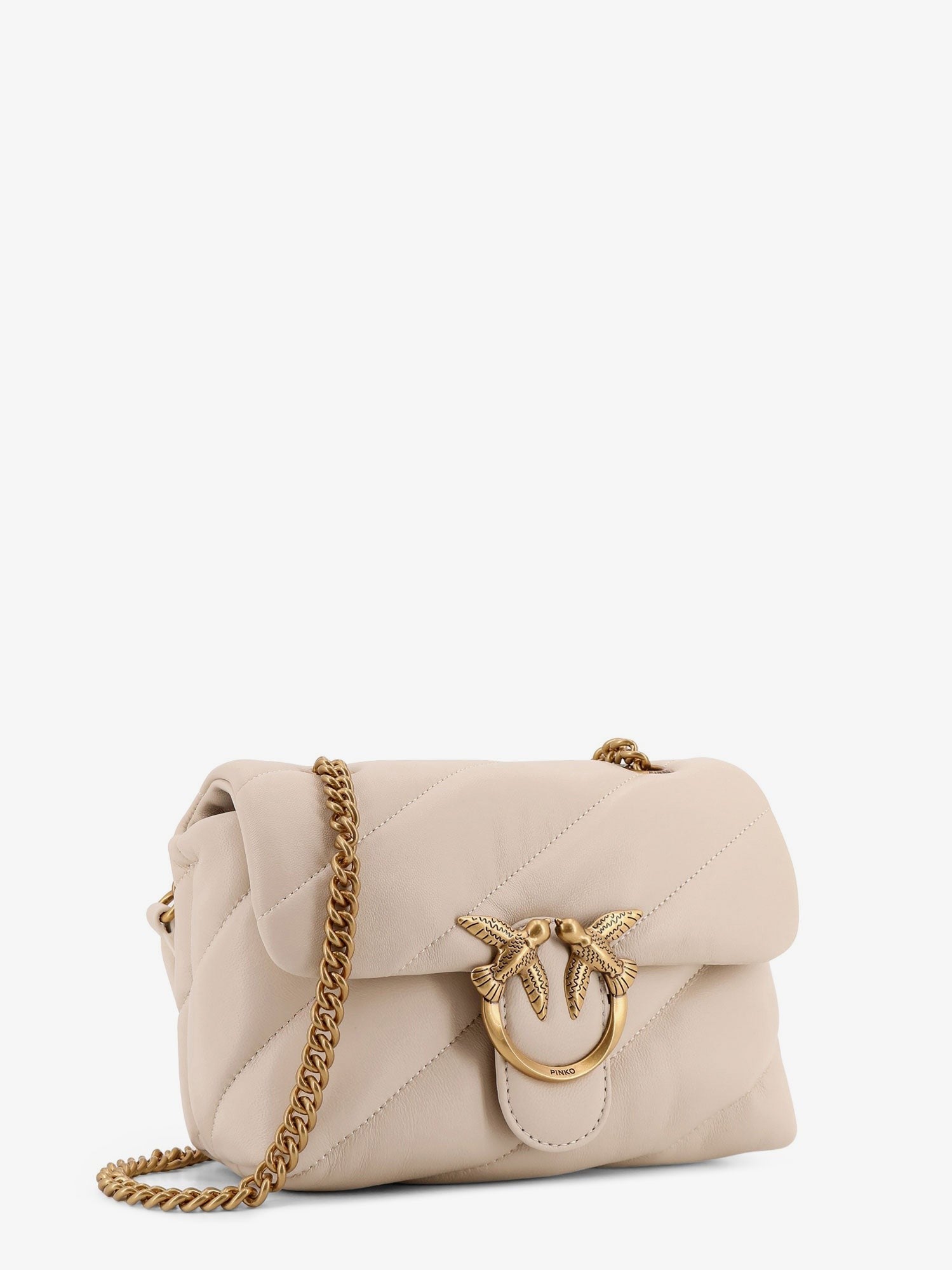 Love Puff Mini quilted leather crossbody bag