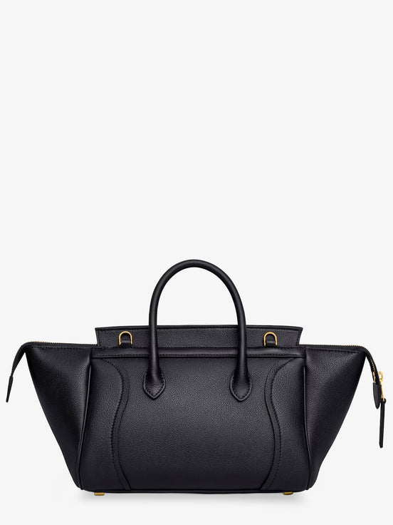 Luggage leather crossbody bag