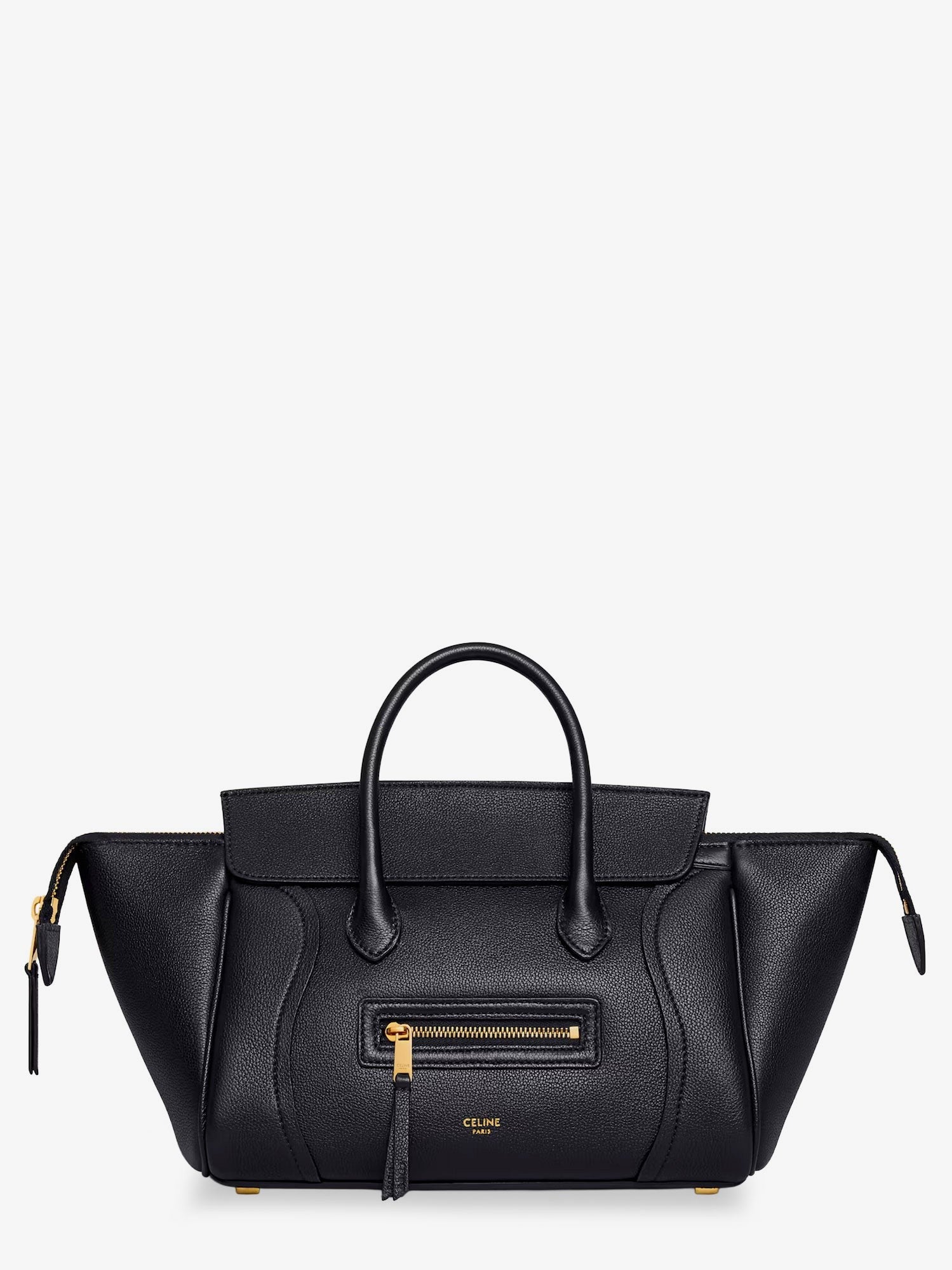 Luggage leather crossbody bag