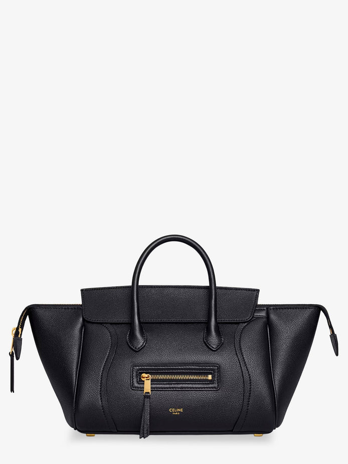 Luggage leather crossbody bag