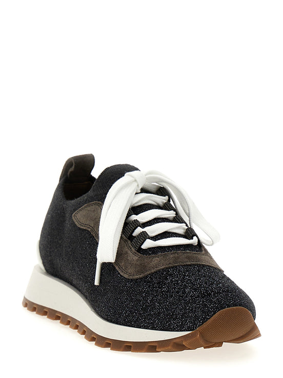 Lurex sneakers
