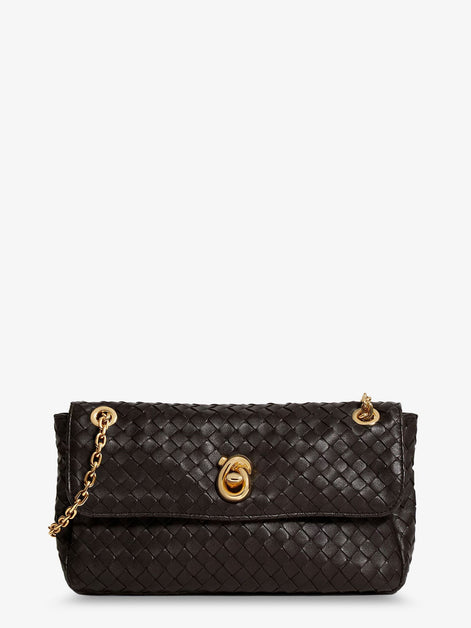 Madison leather crossbody bag with Intrecciato motif