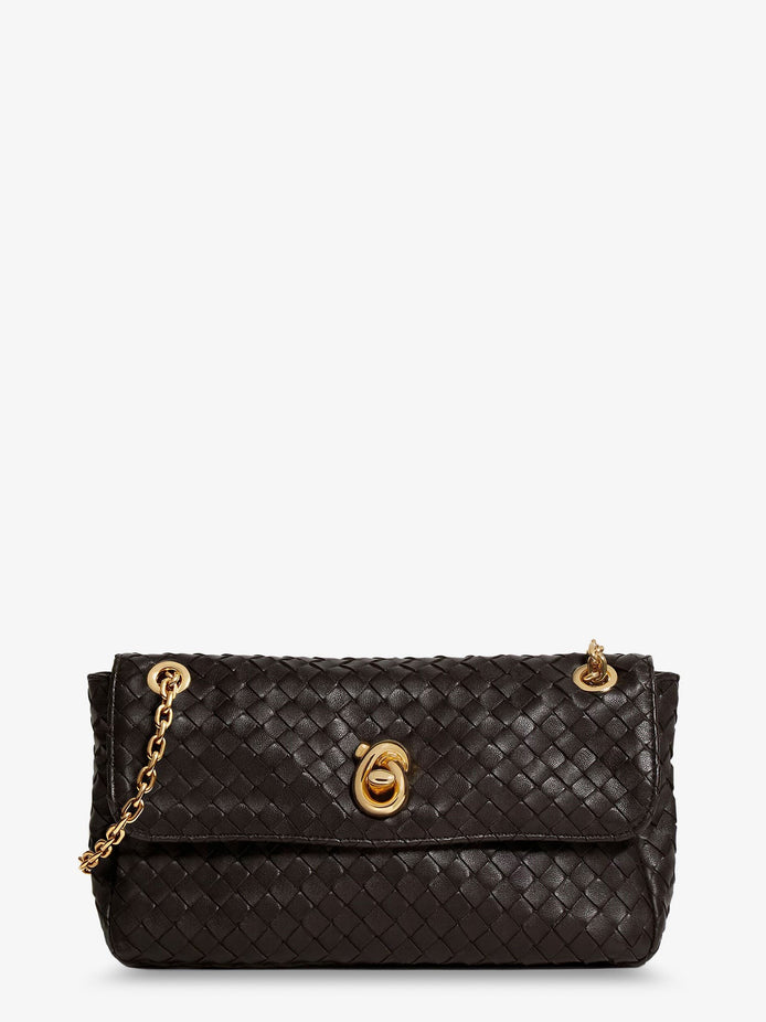 Madison leather crossbody bag with Intrecciato motif
