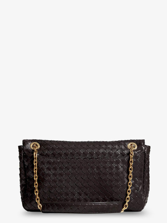 Madison leather shoulder bag with Knot detail