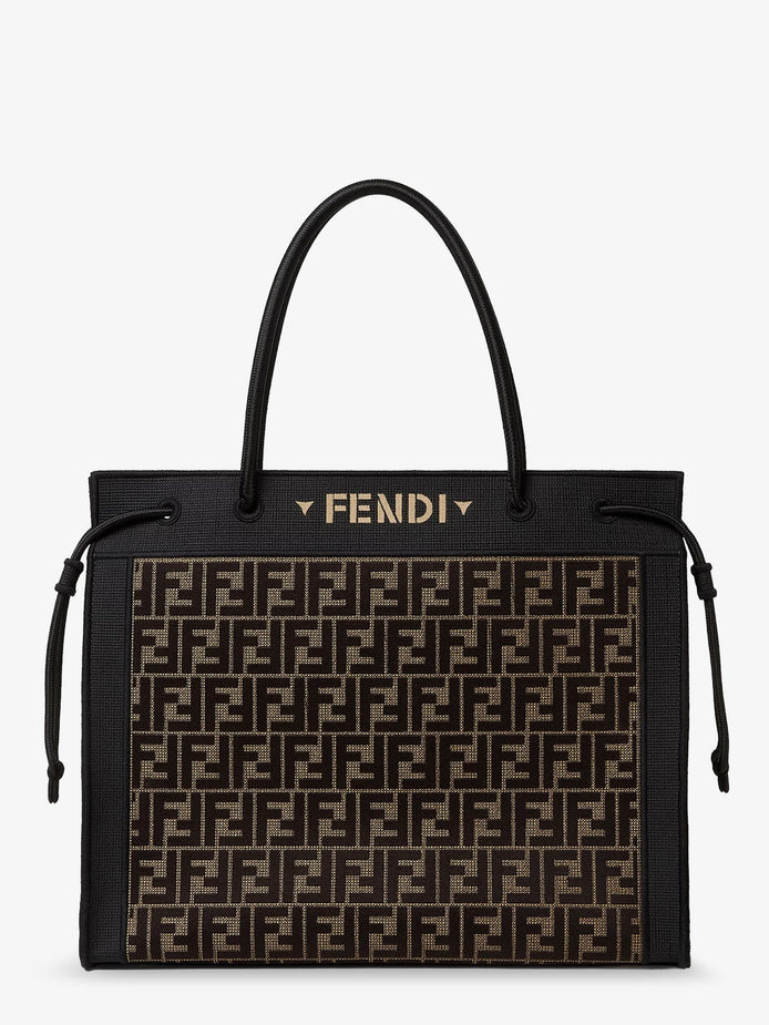 Magic Shopper bag in FF fabric with embroidered logo on the front