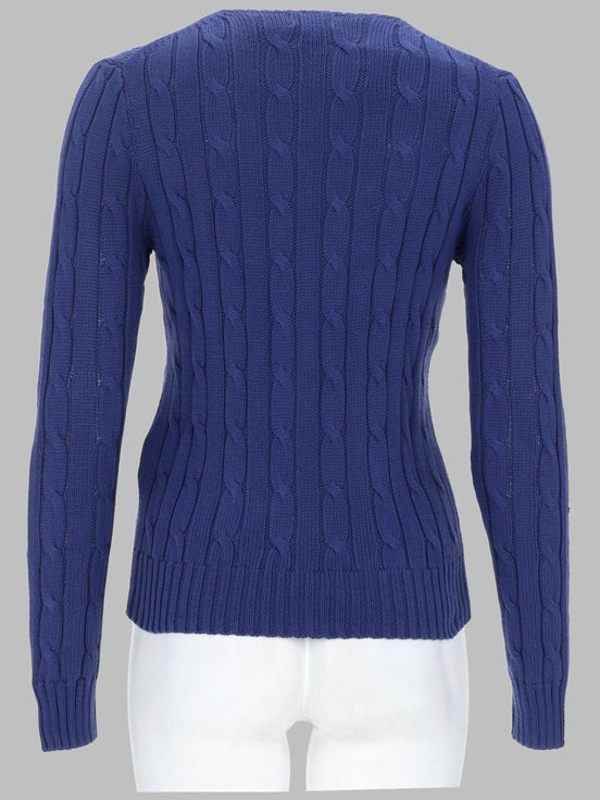 MAGLIA A TRECCE CON LOGO