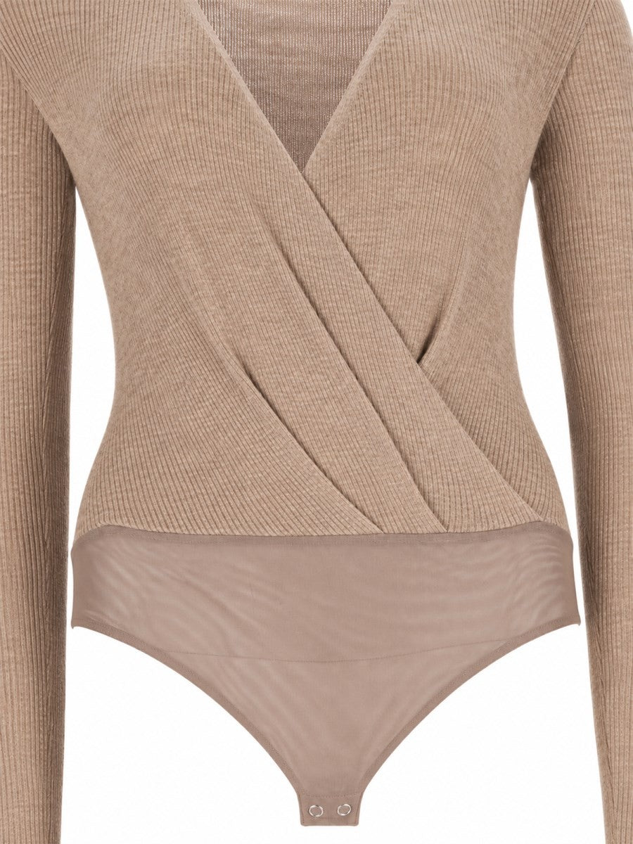 Max Mara Maglia Body In Filato Di Cashmere