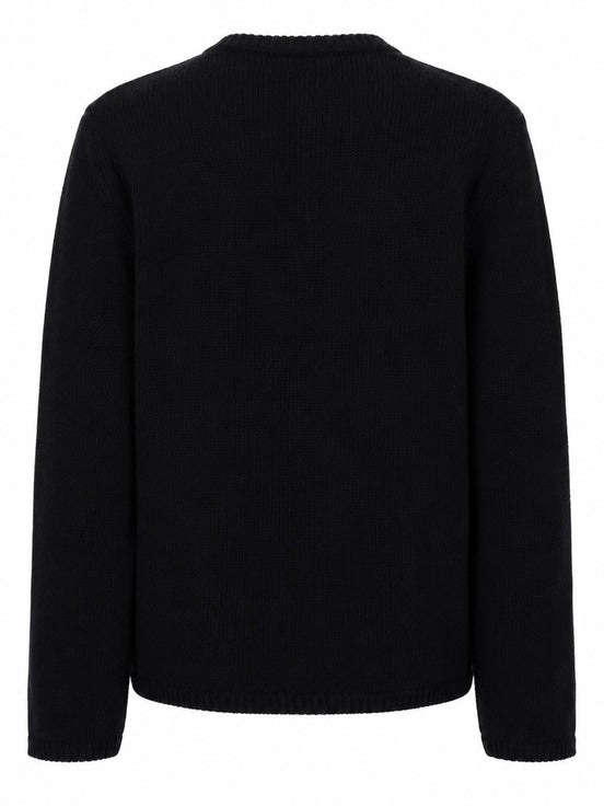 MAGLIA CON LOGO A CONTRASTO