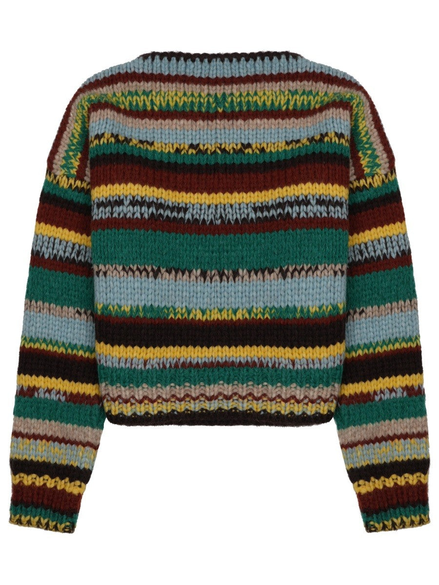 Celine MAGLIA IN ALPACA MOULINÈ E LANA