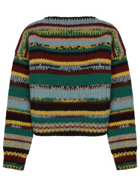 Celine MAGLIA IN ALPACA MOULINÈ E LANA