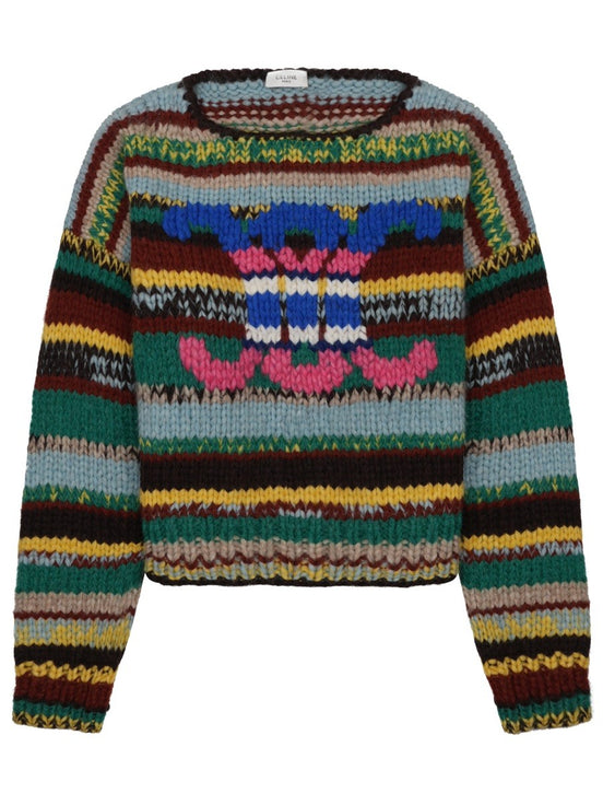 MAGLIA IN ALPACA MOULINÈ E LANA