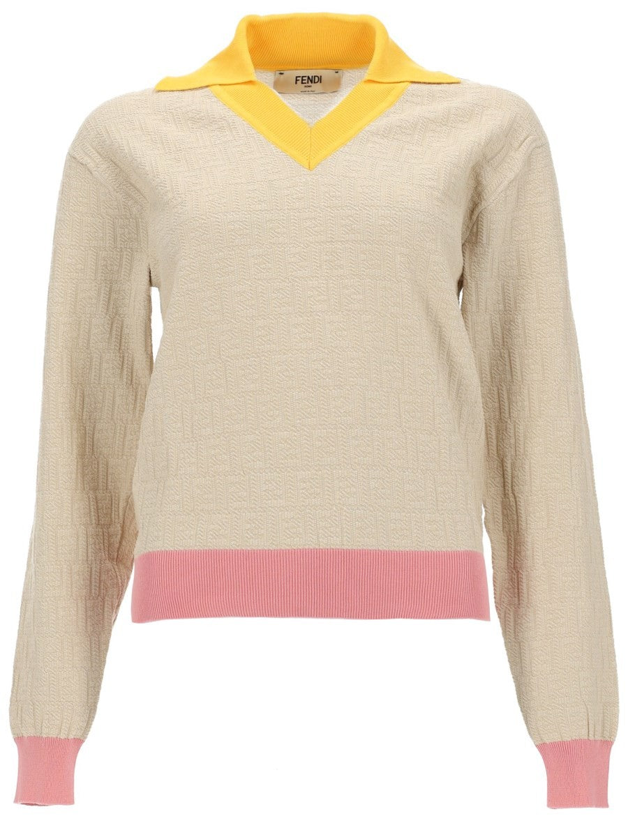 MAGLIA IN COTONE E SETA