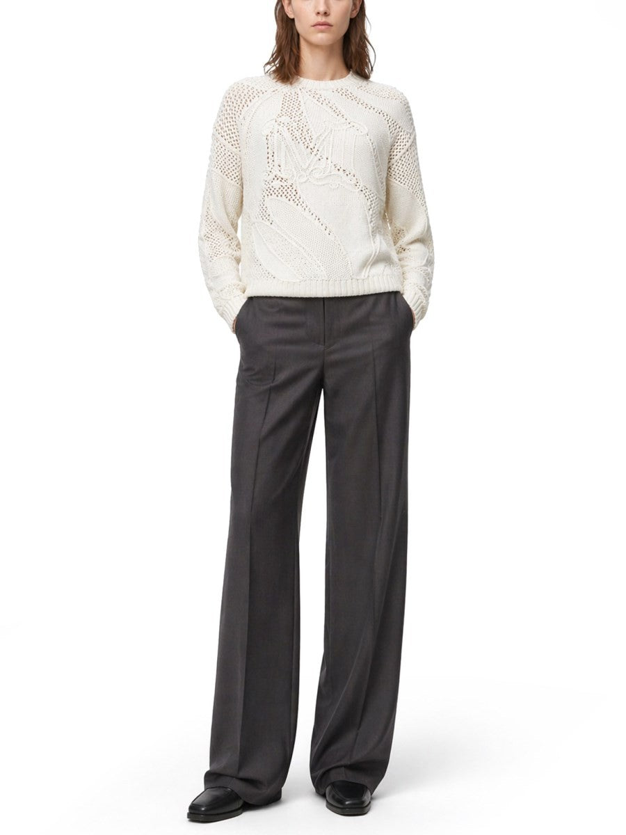 Max Mara MAGLIA IN COTONE RICAMATO