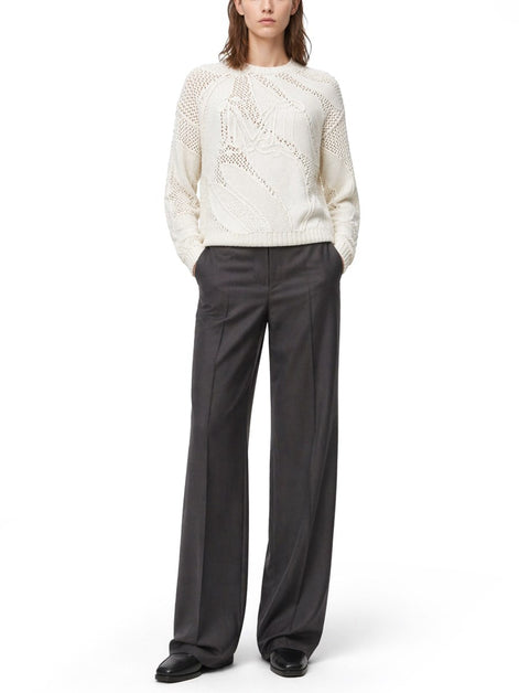 Max Mara MAGLIA IN COTONE RICAMATO