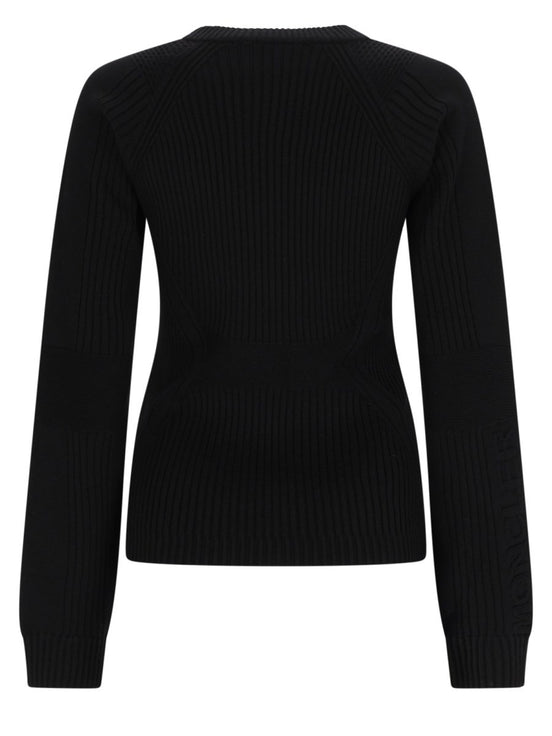 MONCLER GRENOBLE Maglia In Lana Con Patch Logo