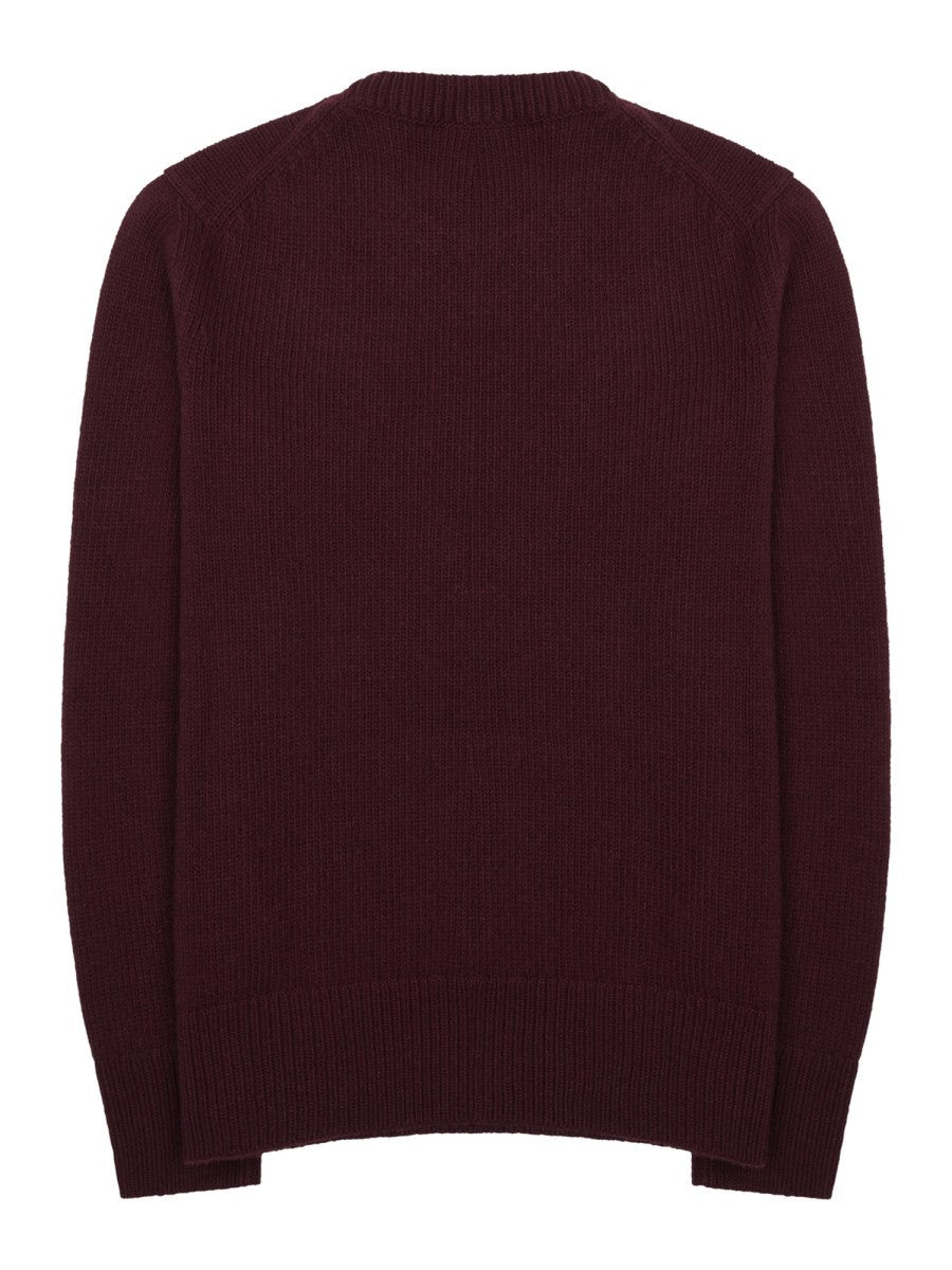 Burberry Maglia In Lana e Cashmere Con Logo