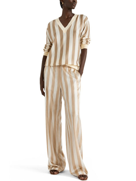 Fendi MAGLIA IN SETA PEQUIN