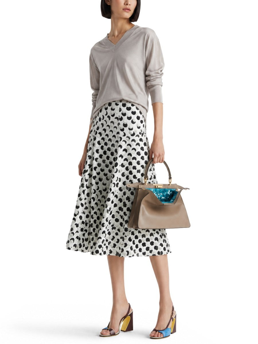 Fendi MAGLIA IN VISCOSA LUCIDA