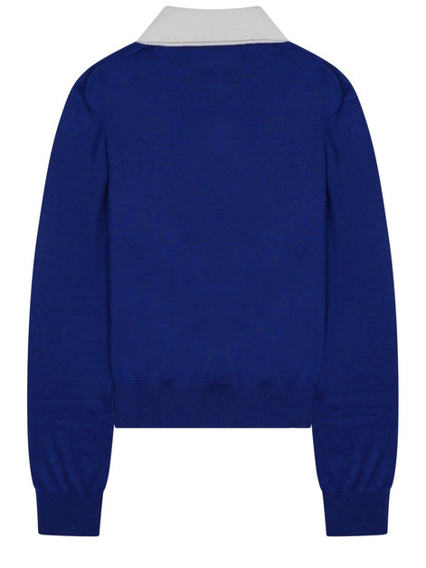 Celine MAGLIA STILE POLO IN CASHMERE SOTTILE E SETA