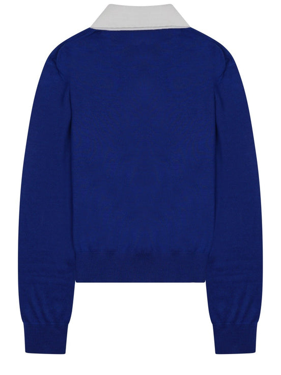 Celine MAGLIA STILE POLO IN CASHMERE SOTTILE E SETA