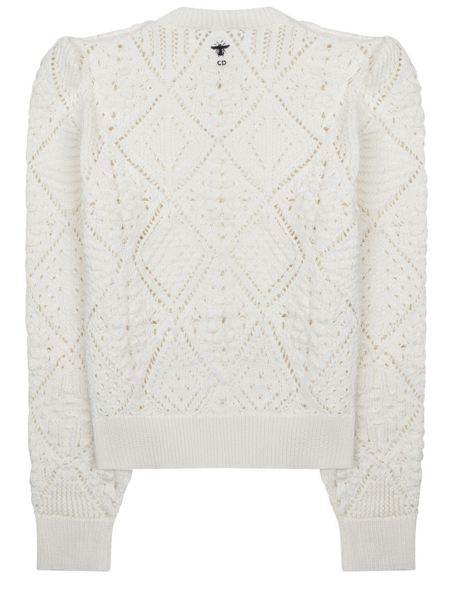 Dior MAGLIA TRAFORATA IN COTONE