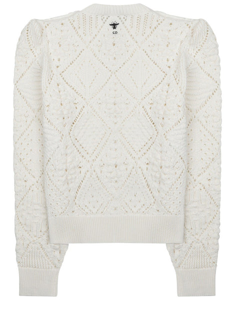 Dior MAGLIA TRAFORATA IN COTONE