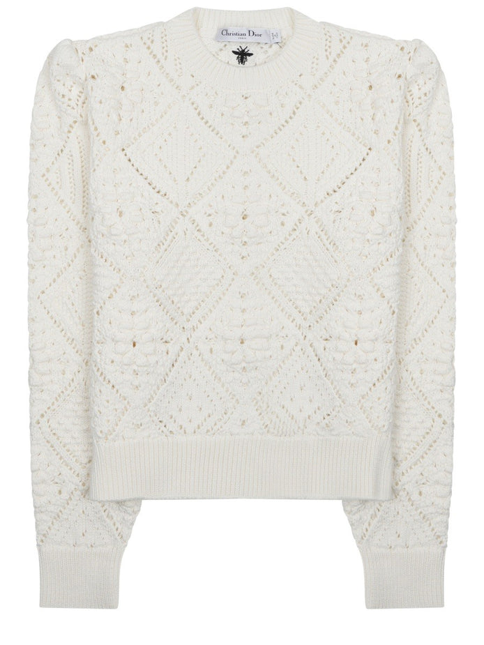MAGLIA TRAFORATA IN COTONE