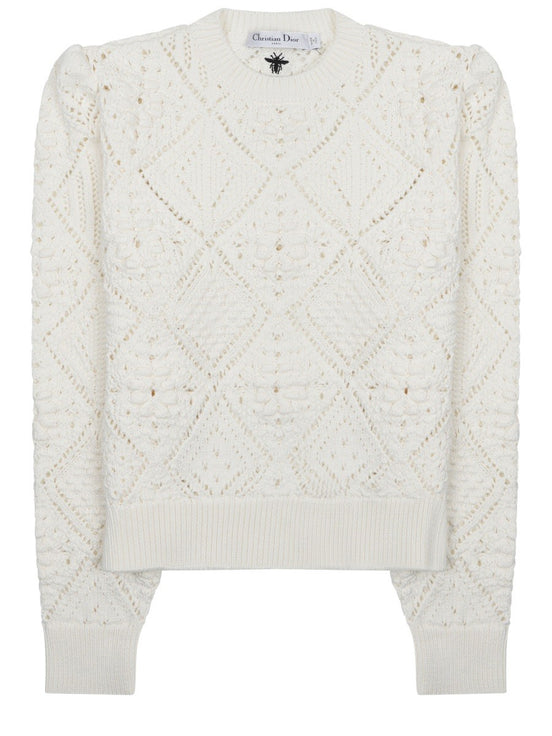 MAGLIA TRAFORATA IN COTONE