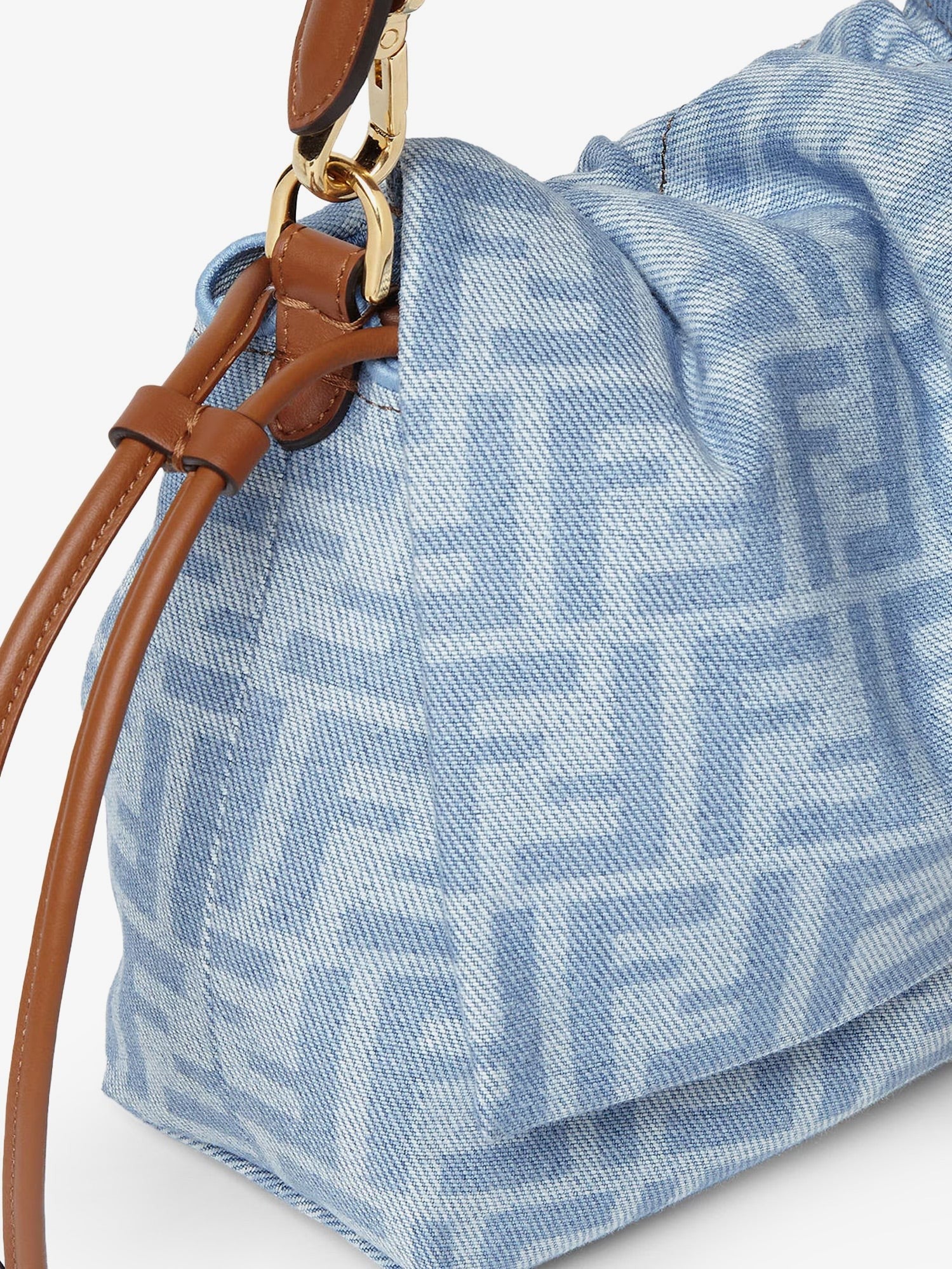 Fendi Mamma Baguette Light Denim crossbody bag