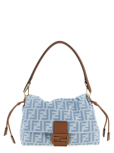 Mamma Baguette Light Denim crossbody bag