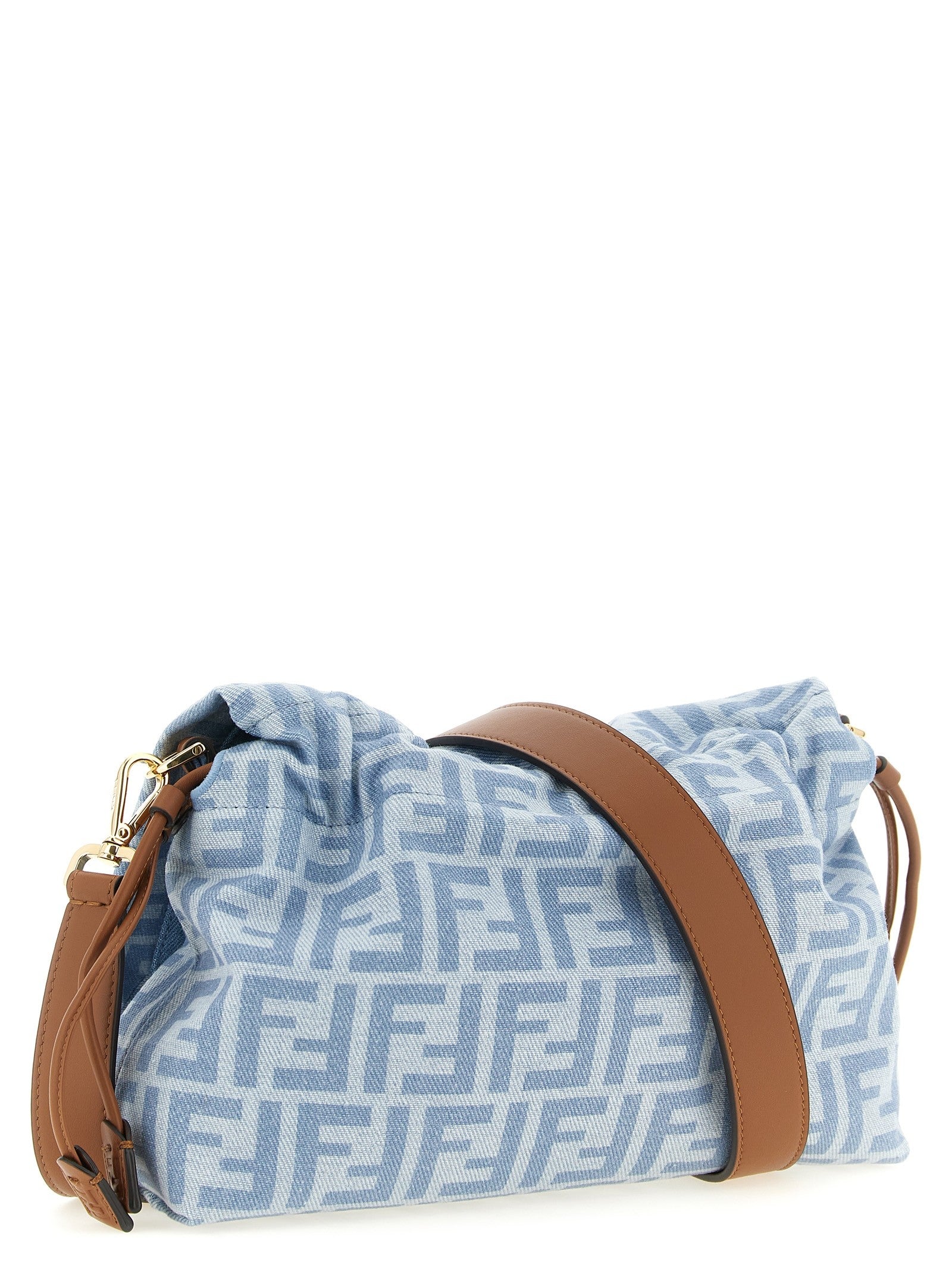 Mamma Baguette Light Denim crossbody bag