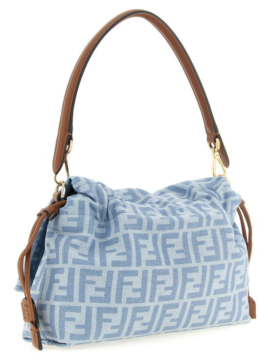 Mamma Baguette Light Denim crossbody bag