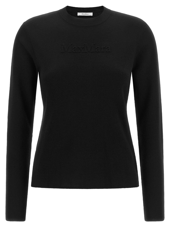 'Manto' sweater with embossed logo