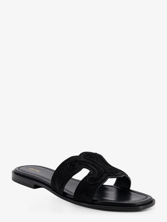 Marina suede sandals with Triomphe logo