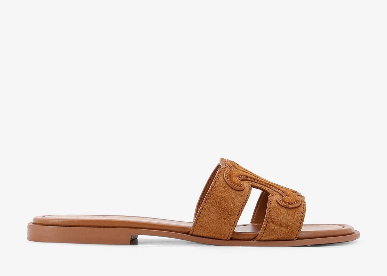 Marina suede sandals with Triomphe logo