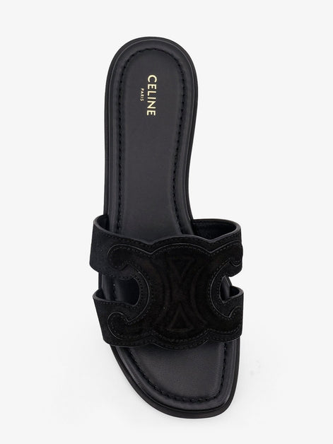 Marina suede sandals with Triomphe logo