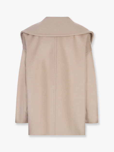 Mario double-breasted cashmere coat