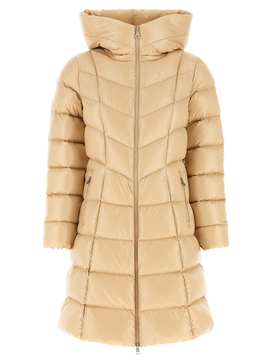 'Marusse' down jacket with Chevron quilting