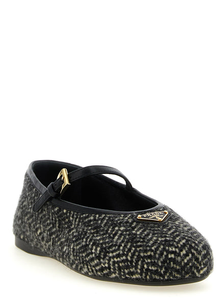 PRADA Mary Jane whale with logo
