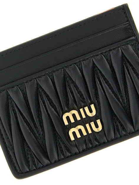 Miu Miu Matelassé nappa cardholder